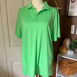 NWT Champion Bright Green Heathered Polo Shirt / Size Boys XL